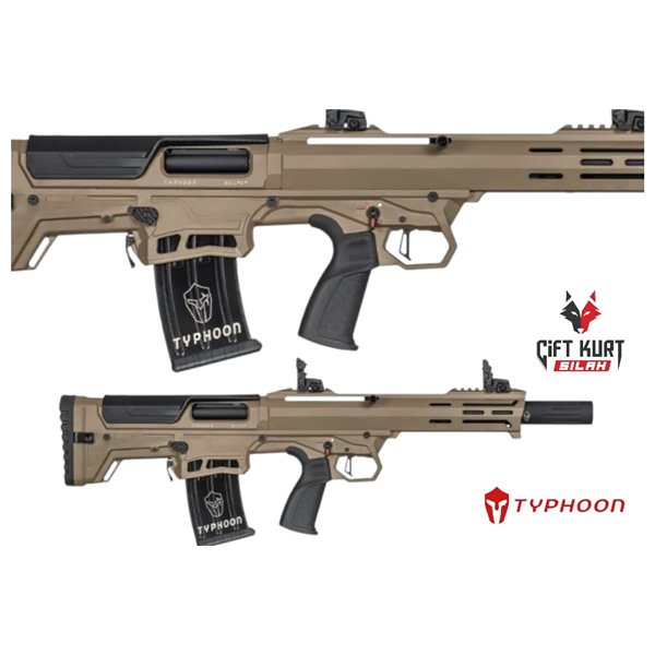 Typhoon Bullpup 12 Şarjörlü Yarı Otomatik Tan FDE